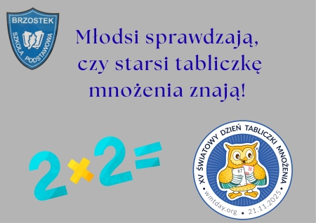Światowy Dzień Tabliczki Mnożenia
