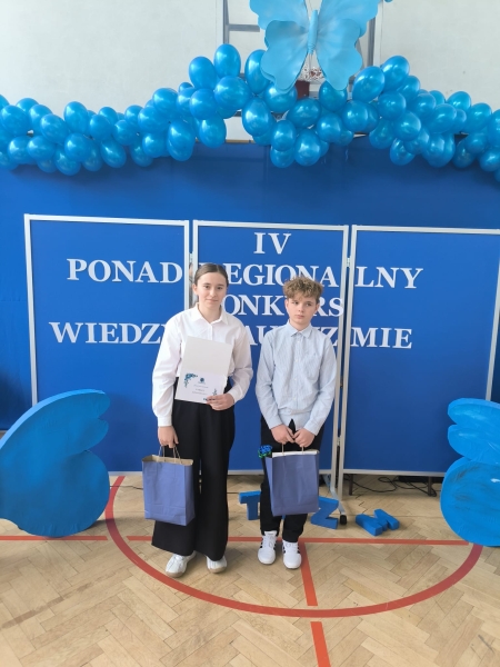 Aleksandra i Filip w gronie laureatów konkursu „Świat jest niebieski”