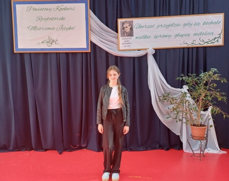 Oliwia Kaczka w Lidze Mistrzów Języka