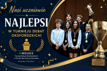 Nasza Szkoła Najlepsza w Turnieju Debat Oksfordzkich
