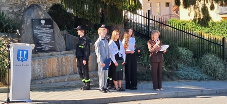 Odsłonięcie tablicy upamiętniającej Jana Dzwonowskiego